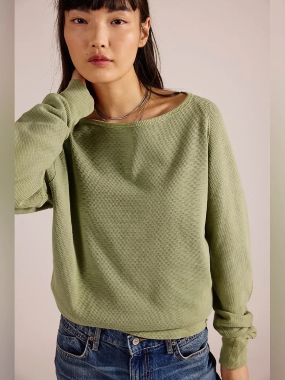 NWT Free People We The Free Jess Long Sleeve